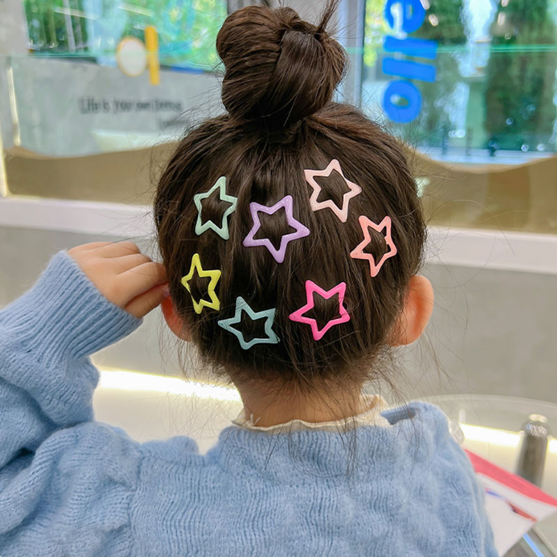 Colored hair clips for kids