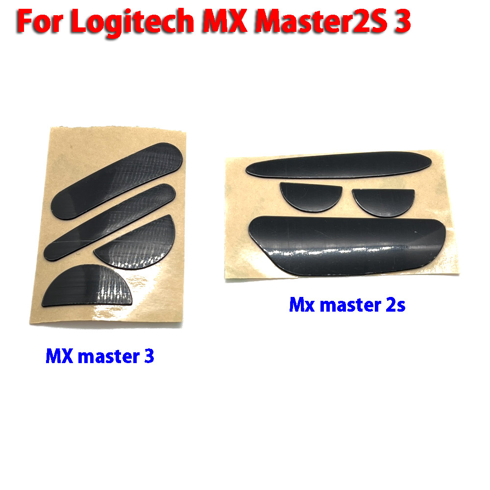 Non-slip mouse glide pads