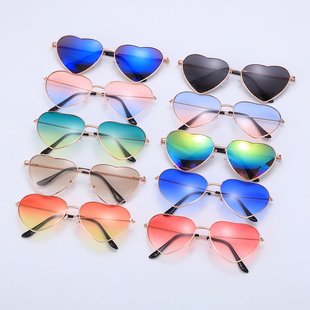 Vintage heart-shaped sunglasses