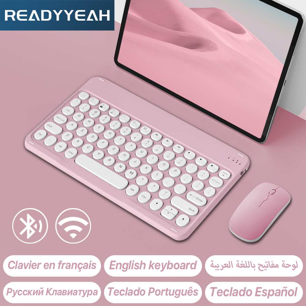 Portable Bluetooth keyboard and mouse