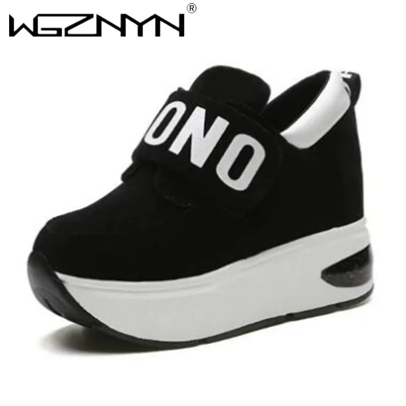 Women's platform wedge sneaker