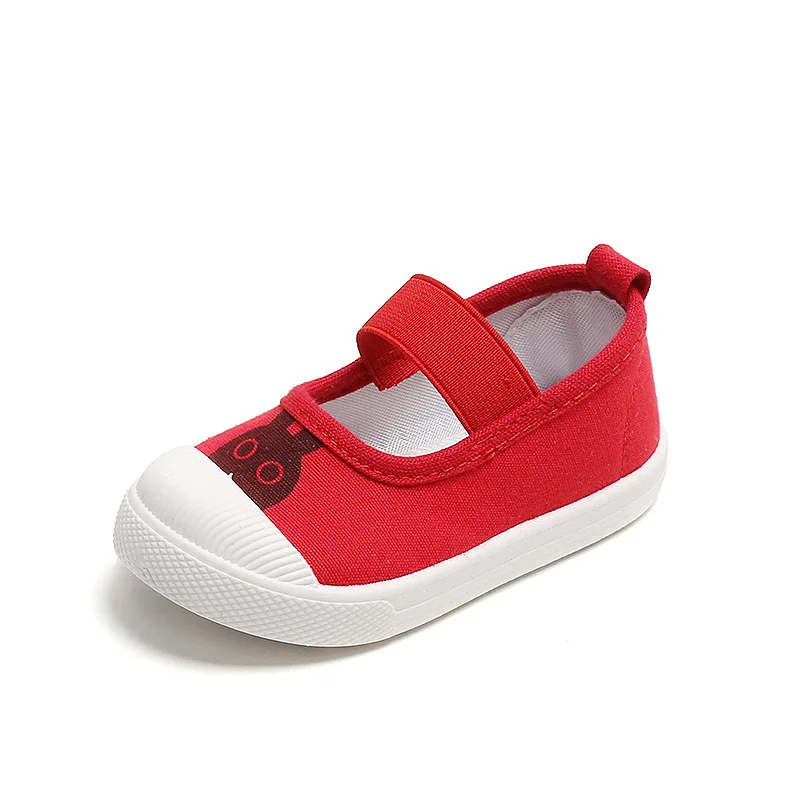 Girls' printed canvas shoe