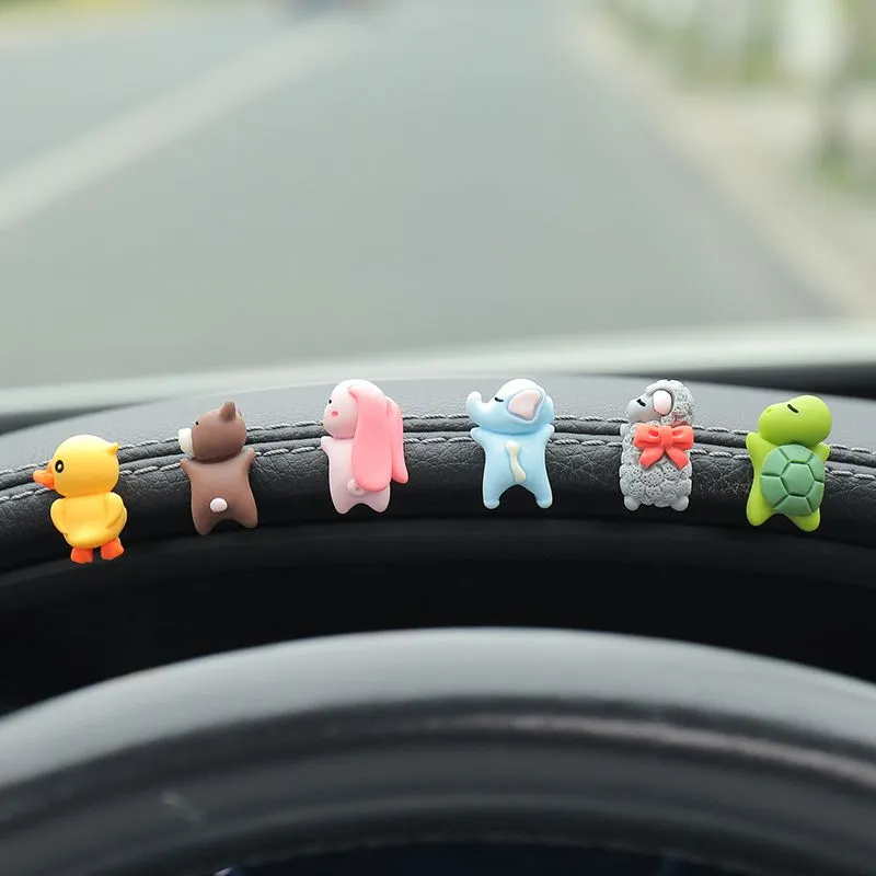 Colgante de auto con animal tierno