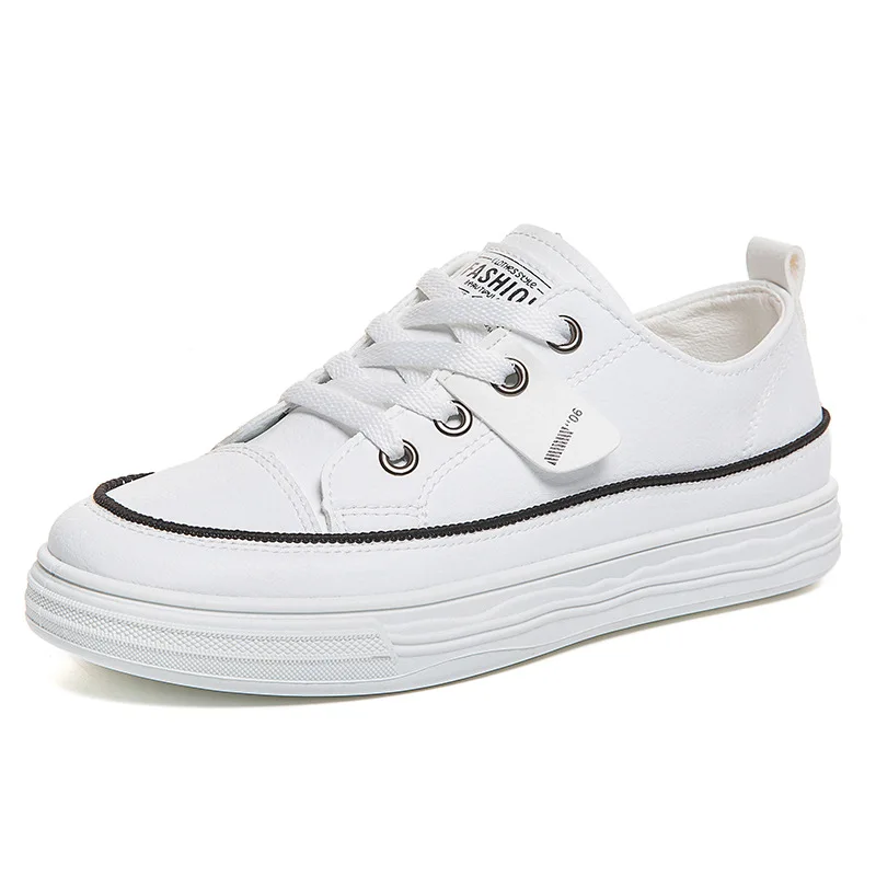Tenis femenino de lona casual