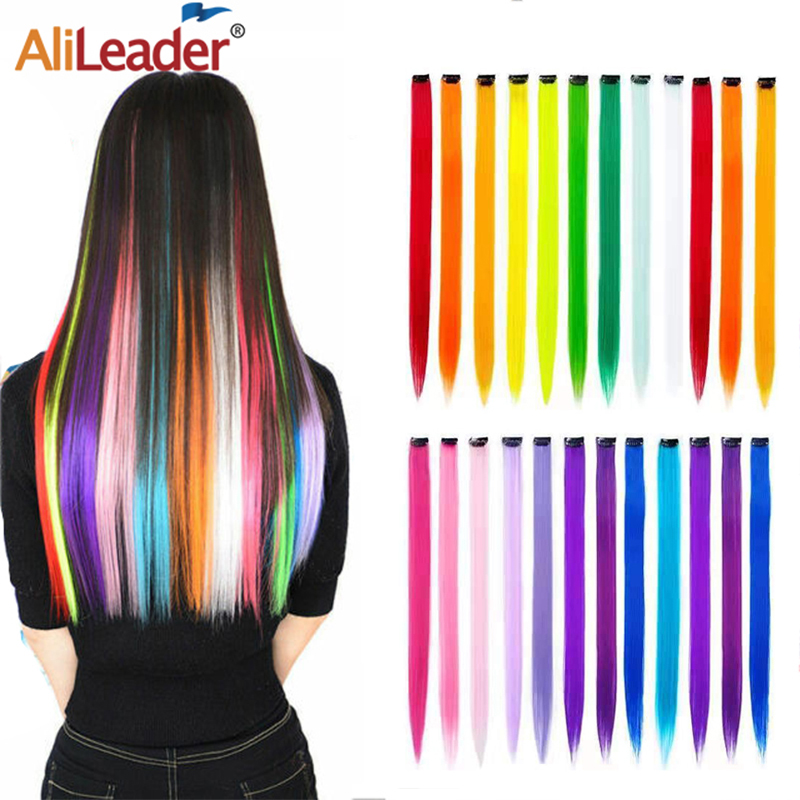 Extensão de cabelo ombre com clipe