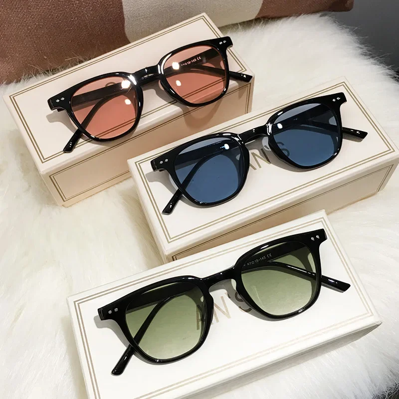 Óculos de sol quadrado vintage oversized