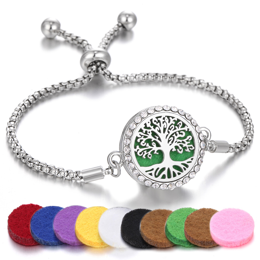 Pulseira aberta difusora de aroma