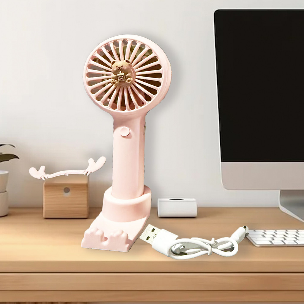 Mini ventilador portátil com duas velocidades